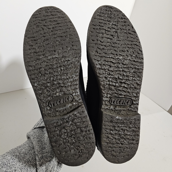 Tecnica black Suede embroidered ankle bootie sz 39 8.5 - Picture 6 of 14